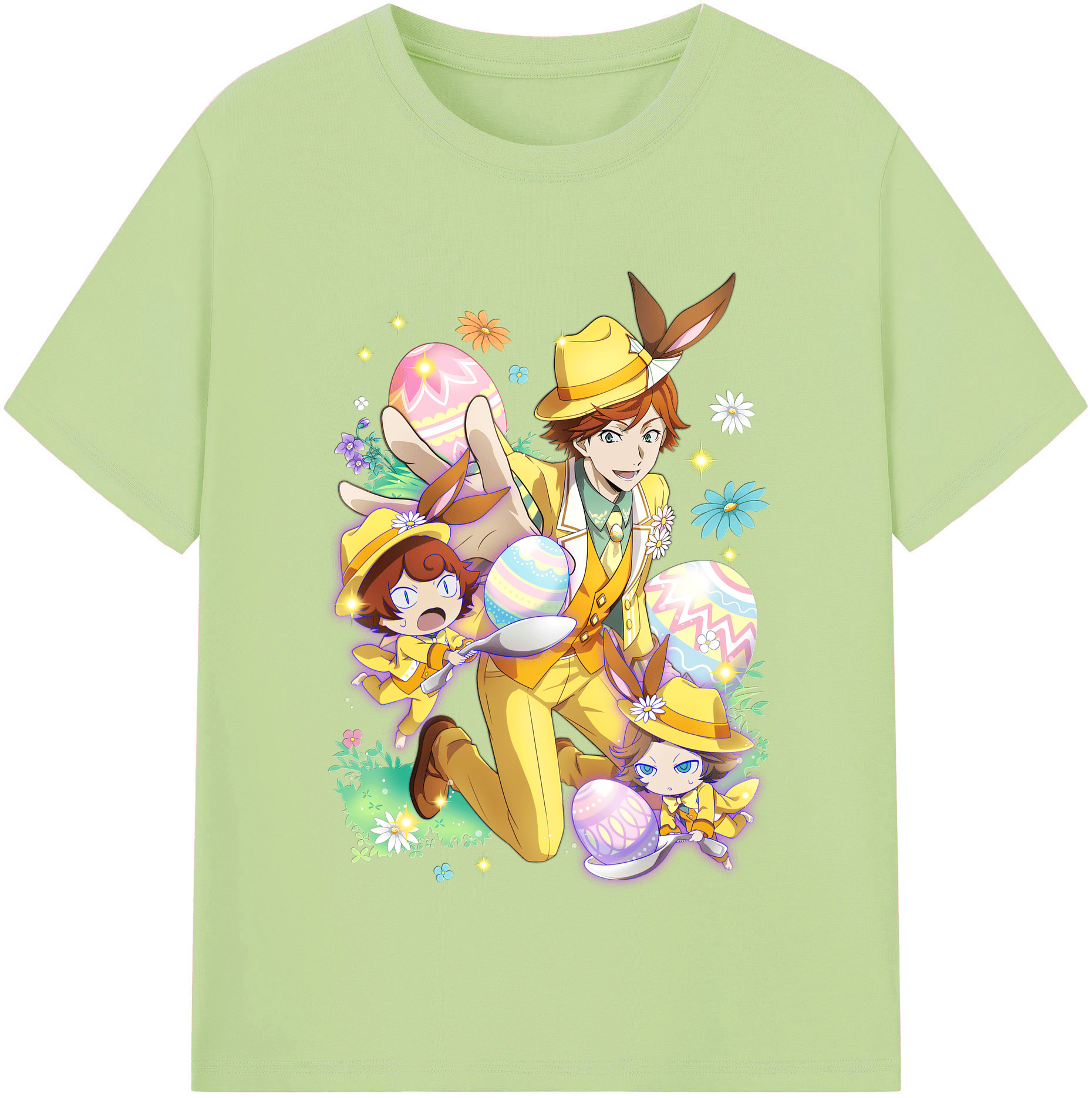 （画像用） 文豪ストレイドッグス Bungo Stray Dogs 綿100％半袖Tシャツ（フロントプリント）